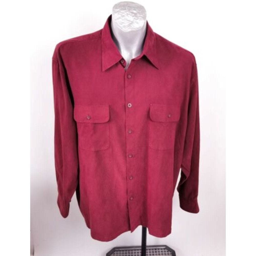 Tilley Endurable Burgundy Size L Shirt LS Travel